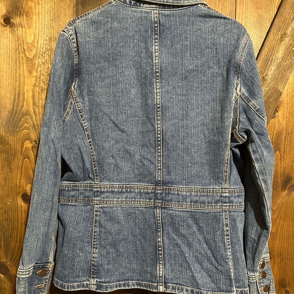 Jones Sport Denim Jacket, size L, small stain on cuff (picture included) - Picture 2 of 4